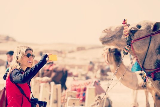 Meeting with a local taxi. Image: Kelley Ferro