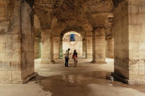 The Basement Halls in Diocletian's Palace