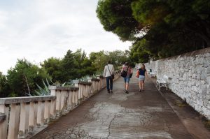 A trail leading to the top of Marjan