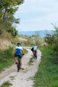 Mountain biking near Groznjan