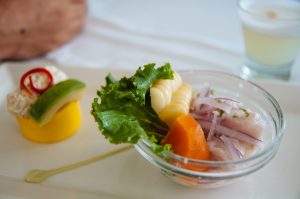 Fresh and delicious ceviche at Senorio de Sulco