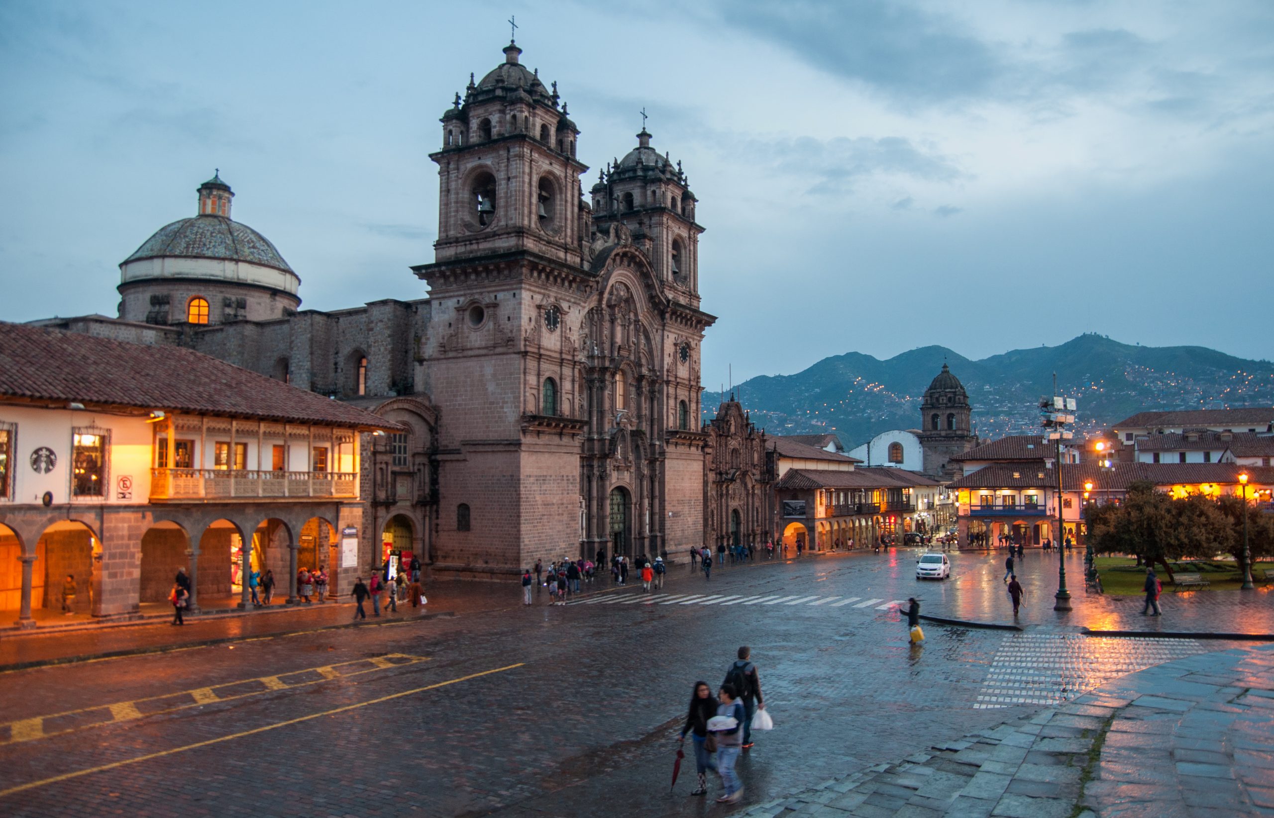 The Church of the Compania de Jesus near Cusco's Plaza de Armas