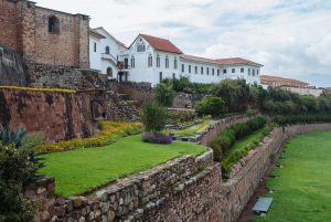 An outdoor section of the Q'orikancha complex