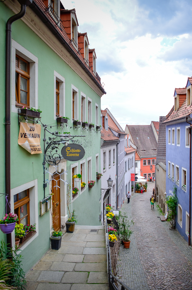 Narrow streets in Meissen