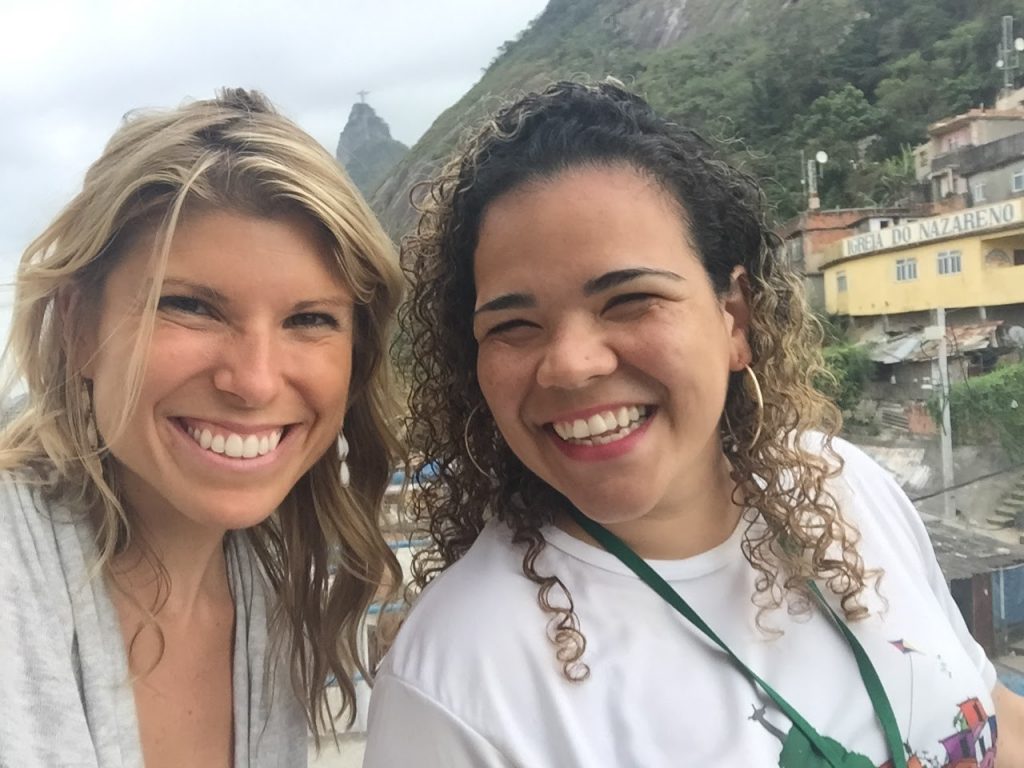 Veronika, our local guide in the Santa Marta Favela