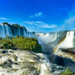 Iguazú Falls or Iguaçu Falls.